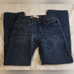 Levi's 505 Dark Blue Denim Jeans, Boys Size 10 Regular, EUC
